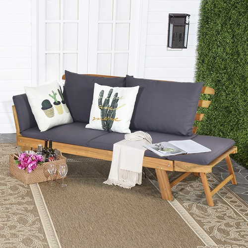Outdoor loveseat daybed - loveseat, w/