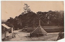 1917 postcard Westbury-sub-Mendip The Cross number 1743 Somerset