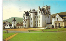 postcard - sscotland - blair atholl view of blair castle