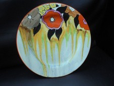 A Clarice Cliff plate in