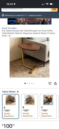 End table design side - table/u,