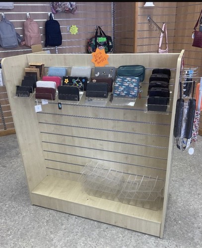 Wood slatwall sided floor - wood,