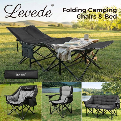 Levede folding camping chairs - levede,