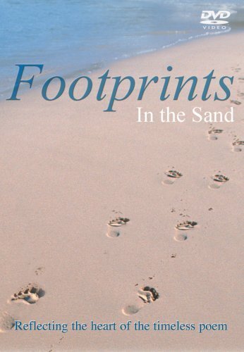 Footprints the sand - footprints, in