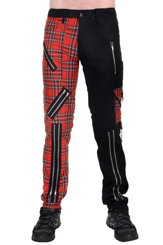 Punk zip pants - pants, bondage