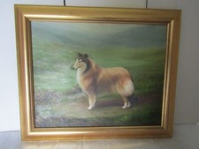 HENRY CROWTHER  JILL O DELWOOD  ROUGH COLLIE  DOG  PORTRAIT   H CROWTHER  1930