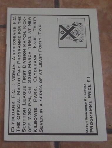 1993 clydebank v - clydebank,