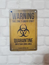 HORROR MOVIE METAL WALL SIGN