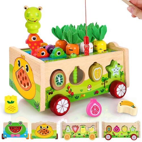 Montessori wooden shape - wooden,