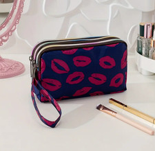 Ladies Makeup Bag, Red Lips, 3