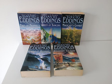 David Eddings Set of 5 Books The Belgariad Series Vintage 1980s Fantasy 1 2 3 4