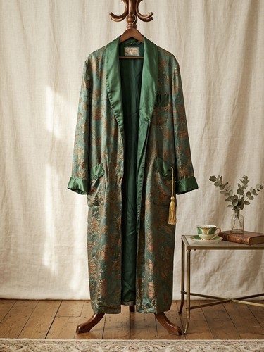 Golden dragon vintage - golden, kimono
