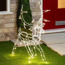 Lightup deer decoration warm - decoration,