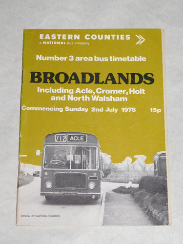 Eastern counties bus - eastern, timetable