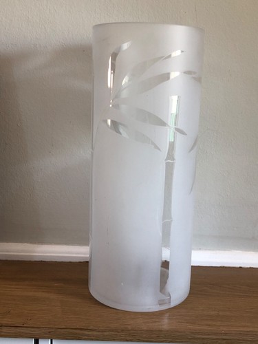 Tall cylinder vase clear - vase, glass