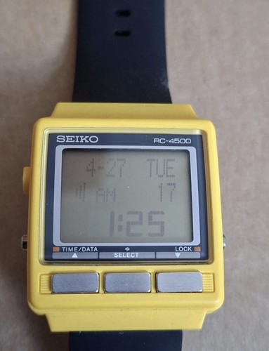 Seiko 4500 yellow - yellow, very