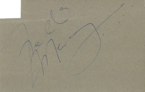 Freddie mercury autograph - freddie, 1974