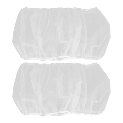 White polyester bird cage - polyester,