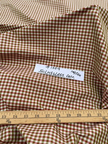 Silk taffeta gingham - taffeta, check