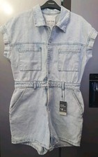Primark Blue Denim Playsuit