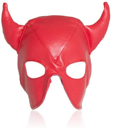 Faux leather sexy devil - sexy, mask