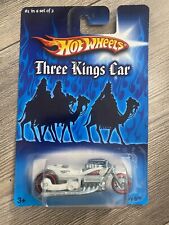 Hot Wheels Three Kings Car (2006) Airy 8 White Motorcycle Bike Toy 1/2
