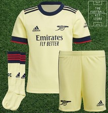 adidas Arsenal Away Kit - AFC Football Mini Kit - Shirt, Shorts & Socks - Kids