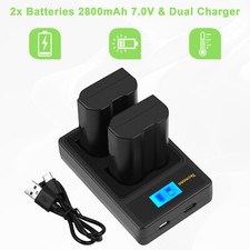 2x 2800mAh EN-EL15 EN-EL15C