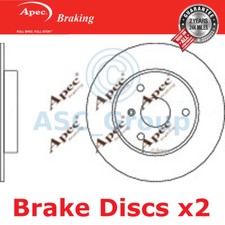 2x Apec Braking 280mm Solid OE