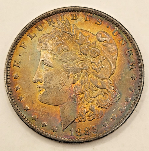 1885 morgan silver dollar - 1885,