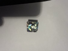 Abalone Shell Square Button 18mm Shank Mosaic Inlay Dress Coat Jacket Cardigan