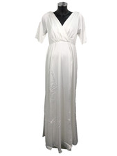 TIFFANY ROSE ''ZOE" Maternity Wedding Gown (Long)  Ivory Size  UK 10-12