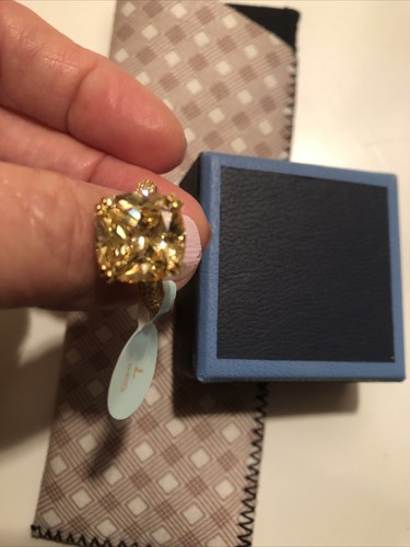 Canary yellow diamond ring - canary,