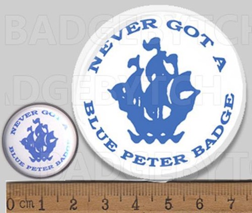 Blue peter badge the version - the,