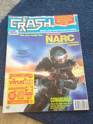 Crash magazine issue - magazine,