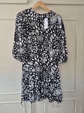 Black & White Monochrome Mini Dress – Size 10 – NEW w/ Tags – Asda George