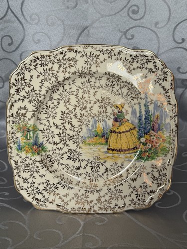 Vintage gold gilt - vintage, plate