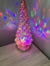 Beautiful Pre Lit Glass Christmas Tree (plug In)