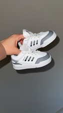 adidas Grey and White Trainers