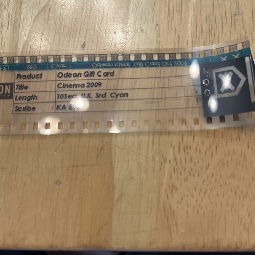 Old film reel gift - gift, advert