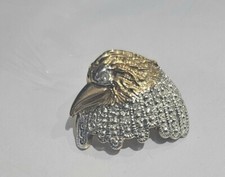 9ct Gold Eagle Head, Diamond
