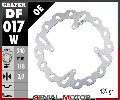 Galfer front brake disc - front,