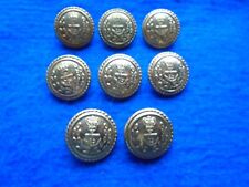 8 X ROYAL NAVY FLAG OFFICERS 23MM JACKET/BLAZER NAVAL BUTTONS
