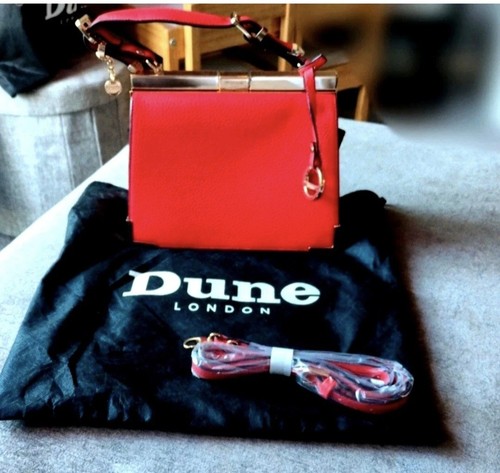Dune red faux - faux, leather