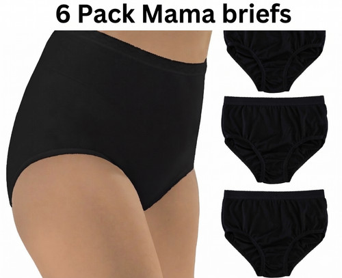 Pack ladies mama maxi - 6, briefs