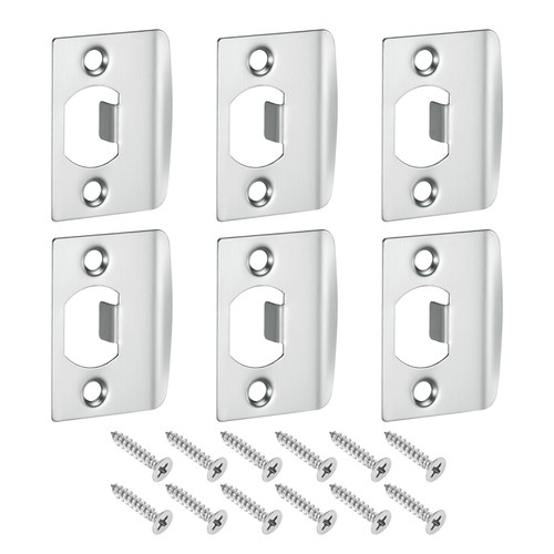Type door strike plate 6pcs - strike, plate,