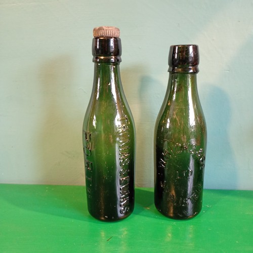 Antique beer bottles - ,