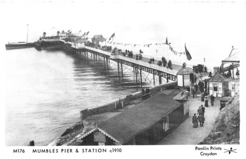 Pamlin print railway - pamlin, postcard