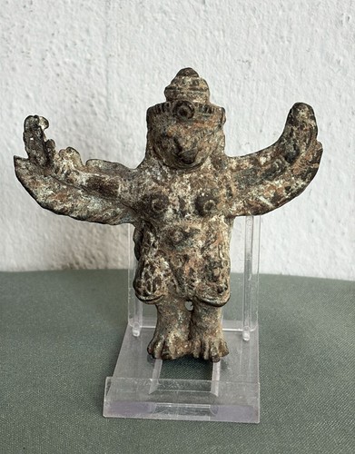Rare dark bronze garuda statue - dark,