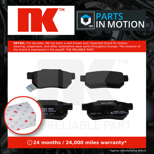 Brake pads set fits - brake, lotus